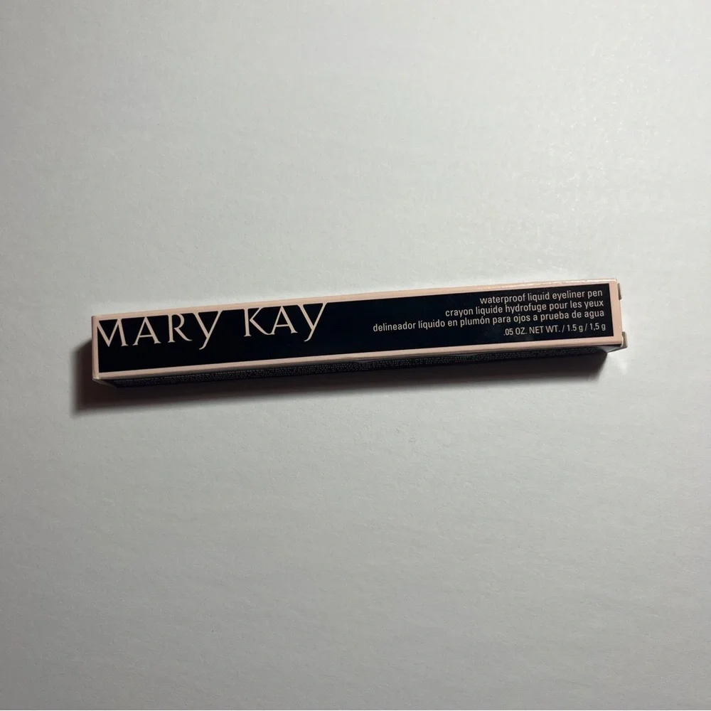 Mary Kay Waterproof Liquid Eyeliner Pen Intense Black Size .05 Ounces New in Box